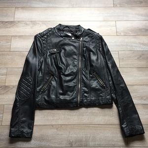 Faux Leather Jacket (Junior's XL)
